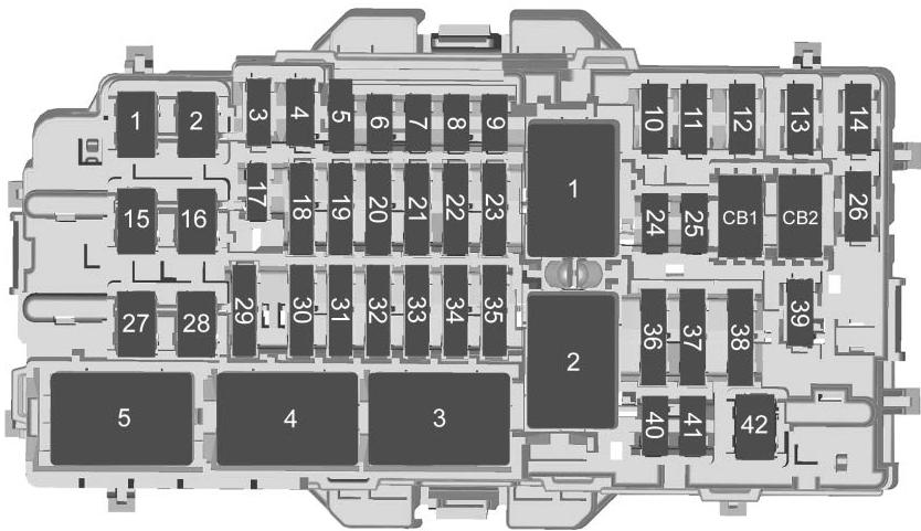 CADILLAC CT4 (2025) - Bloc-fusibles du tableau de bord - 3