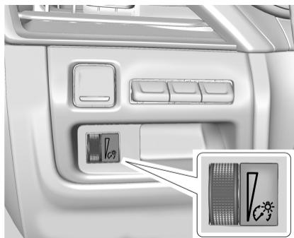 CADILLAC CT4 (2025) - Commande d'éclairage de tableau de bord - 1