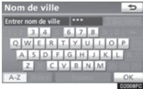 TOYOTA 4runner (2010) - — Recherche de la destination par "Adresse" - 3