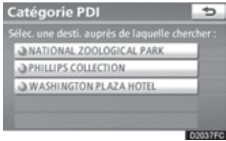 TOYOTA 4runner (2010) - RéGLAGE DU POINT DE RECHERCHE PRÉS D'UNE DESTINATION - 1