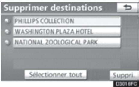 TOYOTA 4runner (2010) - — Suppression des destinations - 3