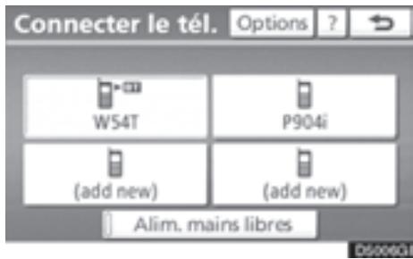 TOYOTA 4runner (2010) - - Connexion d'un téléphone Bluetooth® AUTOMATIQUEMENT - 1
