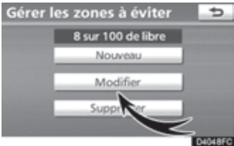 TOYOTA 4runner (2010) - Modification des zones à éviter - 1