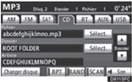 TOYOTA 4runner (2010) - SELECTION D'UN FICHIER - 4