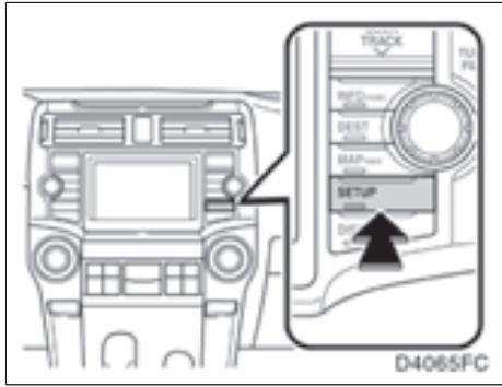 TOYOTA 4runner (2010) - Réglages de l'horloge - 1