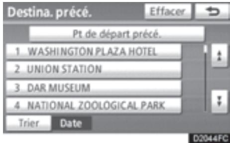 TOYOTA 4runner (2010) - - Recherche de la destination par "Destinations précédentes" - 1