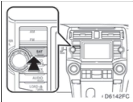 TOYOTA 4runner (2010) - Affichage du numero d'identification de la radio - 1