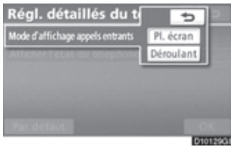 TOYOTA 4runner (2010) - - Affichage des appels entrants - 3