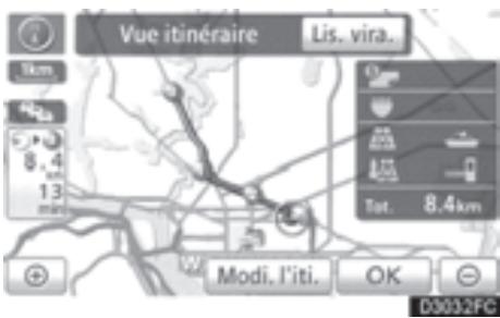TOYOTA 4runner (2010) - Effleurez la touche "Rapide", "Court" ou "Autre", puis la touche "OK". - 1