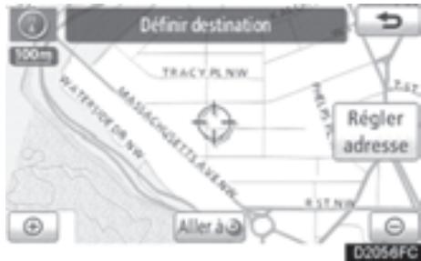TOYOTA 4runner (2010) - — Recherche de la destination par "Carte" - 1