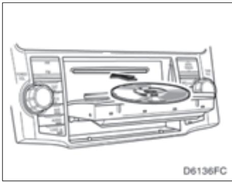 TOYOTA 4runner (2010) - — Fonctionnement du changeur de CD - 3