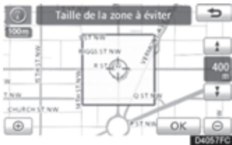 TOYOTA 4runner (2010) - AFFICHAGE DU NOM DES ZONES À ÉVITER - 5