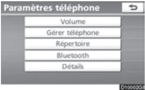 TOYOTA 4runner (2010) - Paramètres du téléphone — - 3