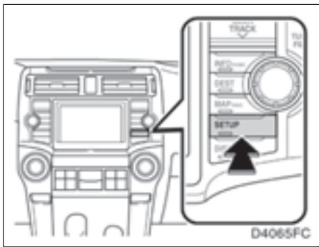 TOYOTA 4runner (2010) - Paramètres de navigation — - 1