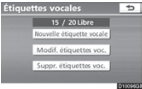 TOYOTA 4runner (2010) - — Réglage de l'étiquette vocale - 2