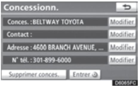 TOYOTA 4runner (2010) - Effleurez la touche "Déf. conces". - 2