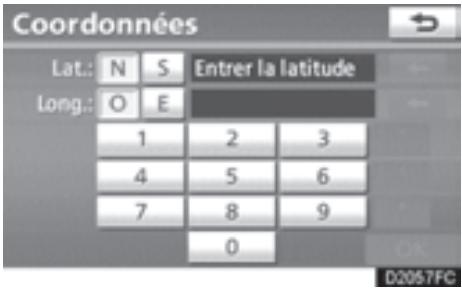 TOYOTA 4runner (2010) - - Recherche de la destination par "Coordonnées" - 1