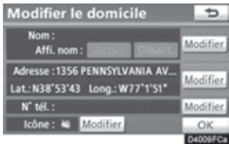 TOYOTA 4runner (2010) - Effleurez la touche "Modifier". - 1