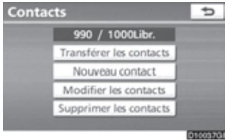 TOYOTA 4runner (2010) - — Paramétrage de l'annuaire - 2