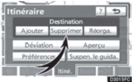 TOYOTA 4runner (2010) - — Suppression des destinations - 2