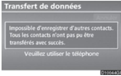 TOYOTA 4runner (2010) - — Paramétrage de l'annuaire - 9