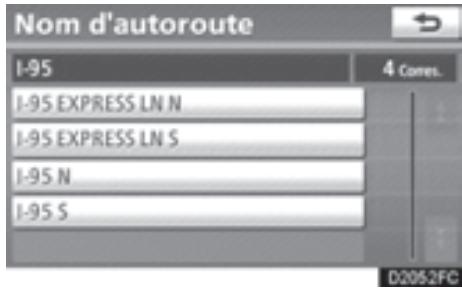 TOYOTA 4runner (2010) - Pour saisir un nom d'autoroute. - 1