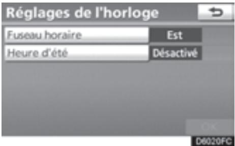 TOYOTA 4runner (2010) - Réglages de l'horloge - 3