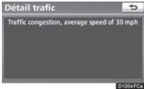 TOYOTA 4runner (2010) - INFORMATION ÉCRITE DE XM® NavTraffic - 3