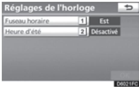 TOYOTA 4runner (2010) - Réglages de l'horloge - 4