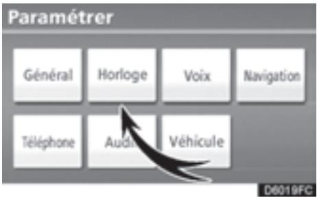 TOYOTA 4runner (2010) - Réglages de l'horloge - 2
