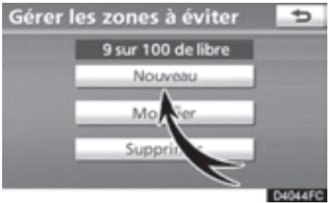 TOYOTA 4runner (2010) - — Définition des “Zones à éviter” - 3