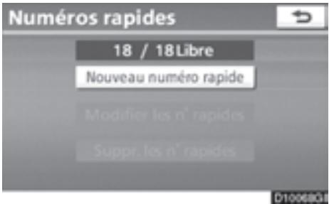 TOYOTA 4runner (2010) - — Paramétrage des numérios de composition abrégée - 4