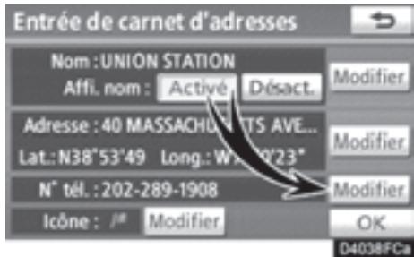 TOYOTA 4runner (2010) - Pour changer le "N° tel." (numéro de téléphone) - 1