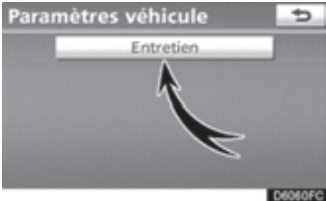 TOYOTA 4runner (2010) - Paramètres du vehicule — Entretien - 3