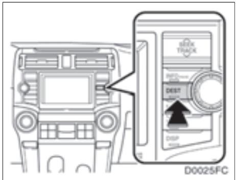 TOYOTA 4runner (2010) - — Définition de la domicile comme destination - 1