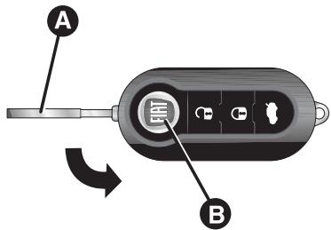 FIAT Panda 3 (2012) - CLÉ AVEC TÉLÉCOMMANDE - 4
