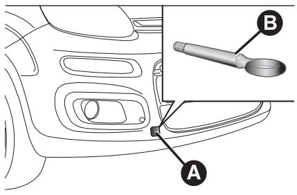 FIAT Panda 3 (2012) - ACCROCHAGE DE L'ANNEAU D'ATTELAGE - 1