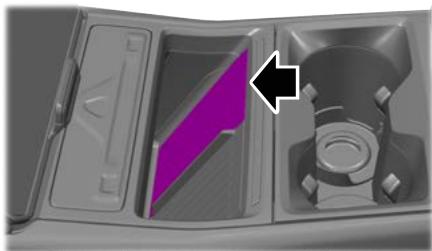 FORD Explorer (2023) - LOCALISATION DU CHARGEUR D'ACCESSOIRE SANS FIL - 2