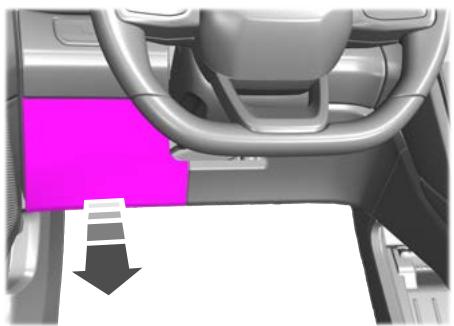 FORD Explorer (2023) - BOÎTE À FUSIBLES INTÉRIEURE - 1