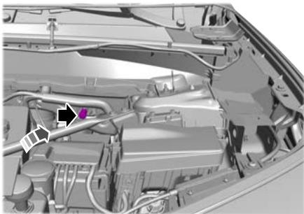 FORD Explorer (2023) - Raccordement des câbles de dépannage - 4