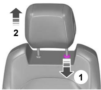 FORD Explorer (2023) - DÉPOSE DE L'APPUIE-TÊTE - VÉHICULES AVEC: APPUIE-TÊTES AVANT À 4 RÉGLAGES - 2