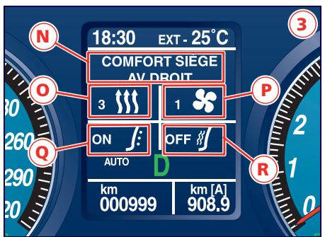 Maserati Quattroporte (2008-2012) - Page d'écran calibrage TPMS - 1