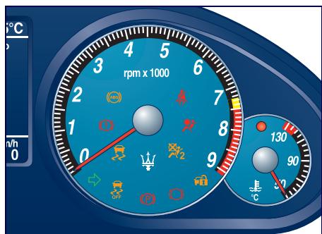 Maserati Quattroporte (2008-2012) - Compte-tours - 3