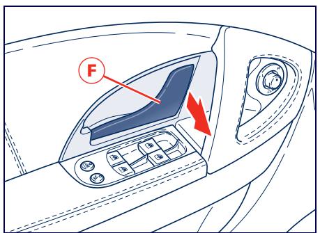 Maserati Quattroporte (2008-2012) - Dispositif de verrouillage des portes arrière (dispositif de sécurité pour enfants) - 1