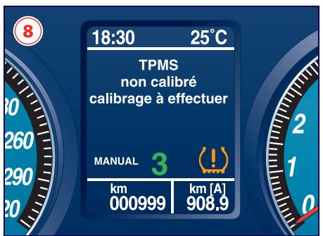 Maserati Quattroporte (2008-2012) - Panne du système de monitoring de la pression des pneus - 1