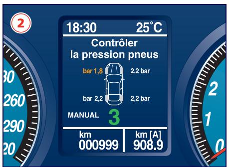 Maserati Quattroporte (2008-2012) - Crevaison d'un pneu "Run Flat" - 1
