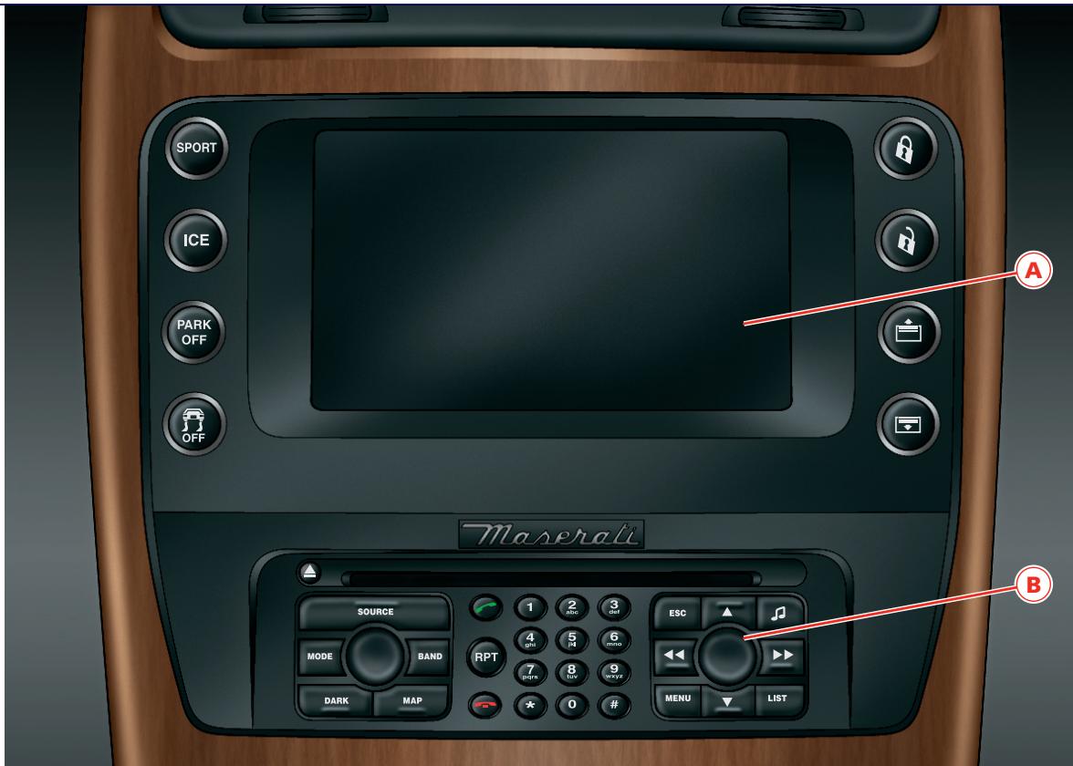 Maserati Quattroporte (2008-2012) - Commands - 1