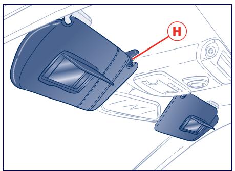 Maserati Quattroporte (2008-2012) - Rideau pare-soileil lunette - 1