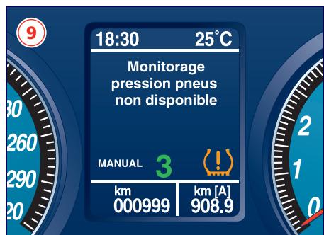 Maserati Quattroporte (2008-2012) - Panne du système de monitoring de la pression des pneus - 2