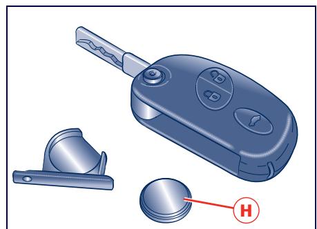 Maserati Quattroporte (2008-2012) - Remplacement des batteries de la commande à distance - 3